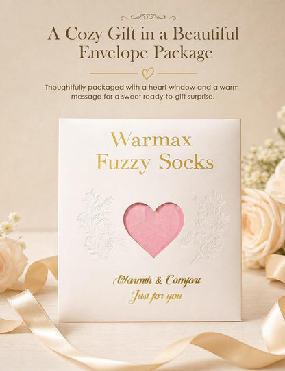 Fuzzy Socks in Envelope Gift Package, Ultra-Soft Plush Cozy Gift for Women | A thoughtful gift for women; With ultra-soft fuzzy socks; Envelope Gift Package; Ready to Gift
