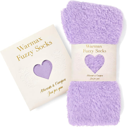 Fuzzy Socks in Envelope Gift Package, Ultra-Soft Plush Cozy Gift for Women | A thoughtful gift for women; With ultra-soft fuzzy socks; Envelope Gift Package; Ready to Gift