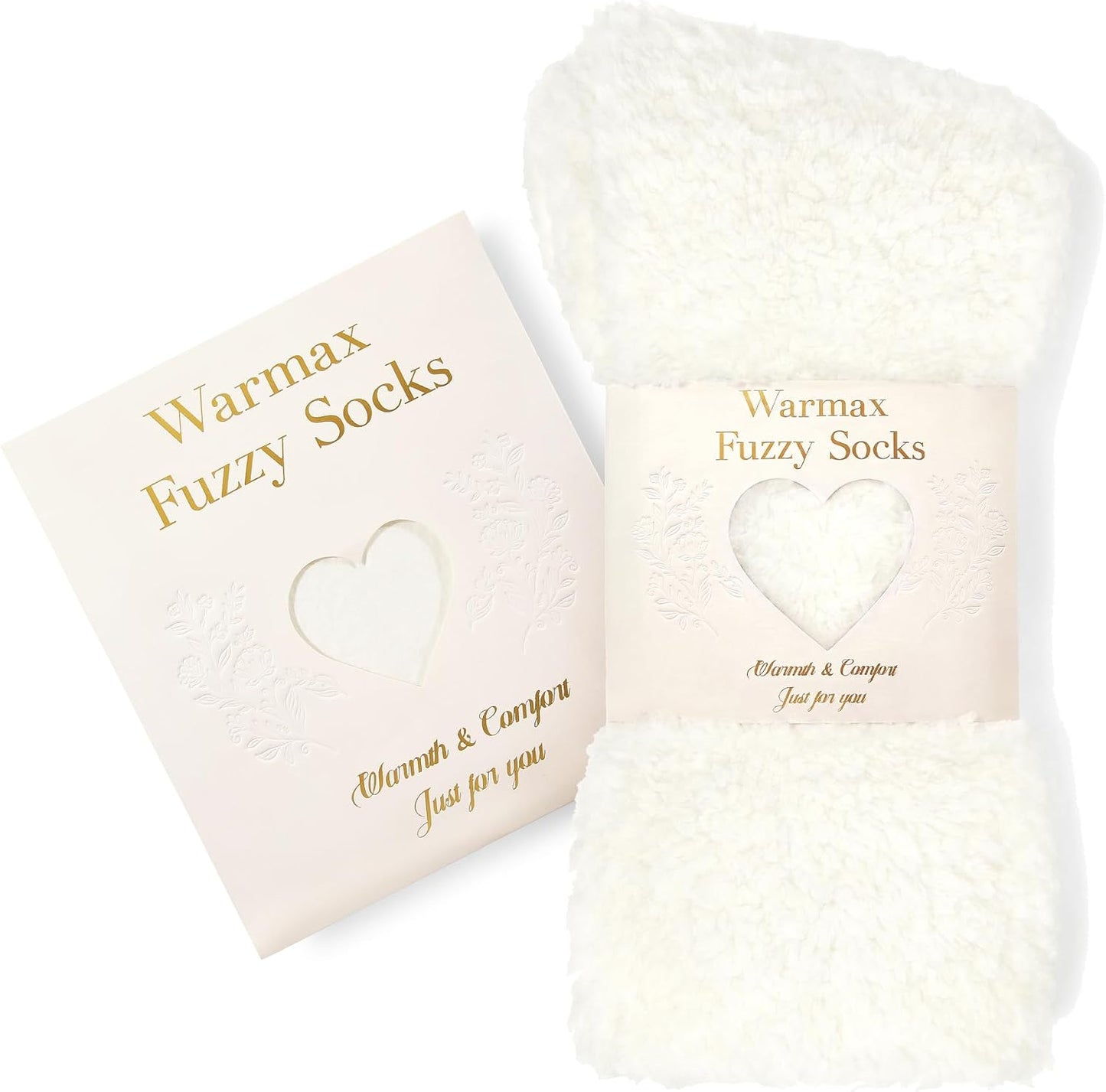 Fuzzy Socks in Envelope Gift Package, Ultra-Soft Plush Cozy Gift for Women | A thoughtful gift for women; With ultra-soft fuzzy socks; Envelope Gift Package; Ready to Gift