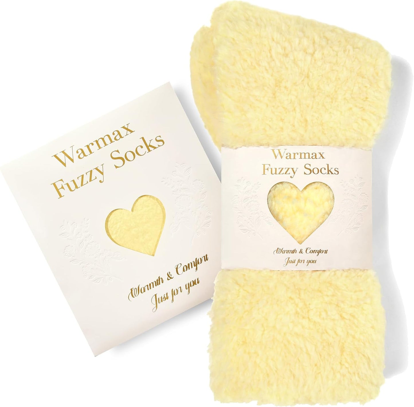 Fuzzy Socks in Envelope Gift Package, Ultra-Soft Plush Cozy Gift for Women | A thoughtful gift for women; With ultra-soft fuzzy socks; Envelope Gift Package; Ready to Gift