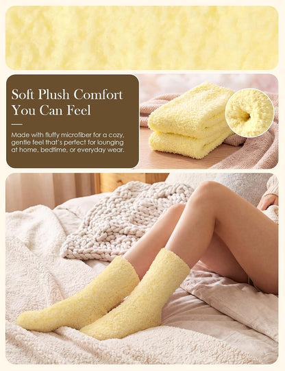 Fuzzy Socks in Envelope Gift Package, Ultra-Soft Plush Cozy Gift for Women | A thoughtful gift for women; With ultra-soft fuzzy socks; Envelope Gift Package; Ready to Gift