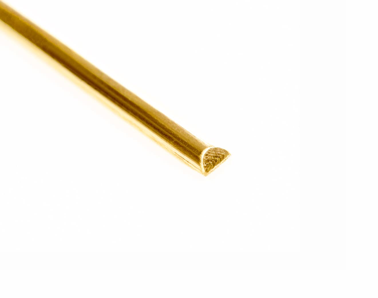 14/20 Yellow Gold Filled Wire 24 Ga Half Round, Half Hard 5FT | 14K Gold Filled Wire for Jewelry Making, Wire Wrapping, Solid 14/20 Yellow Gold Filled, High Quality Made in USA