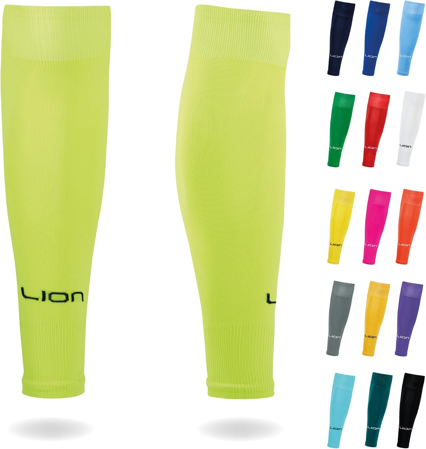 Kids Youth Elite Match Soccer Leg Sleeves – Pre Cut Sock Sleeves for Grip Socks - Multiple Colors Available