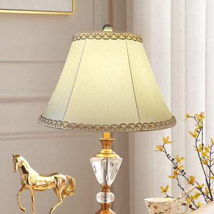 Beige bell lamp shade, 8.75" top x 17.75" bottom x 11" straight height spider shade for Floor Light and Table Lamp, bohemian style decorative light yellow floral pattern