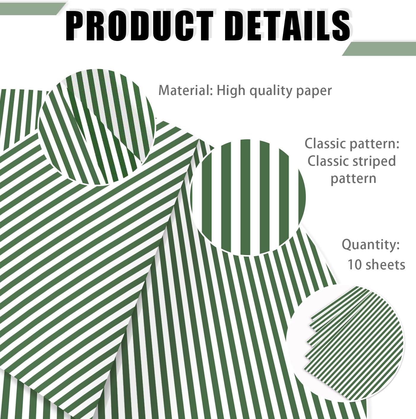 100 Sheets Yellow Striped Tissue Paper 14 x 20 Inches Yellow and White Striped Gift Wrapping Tissue Paper for Gift Bags Wedding Birthday Party Packaging Crafts