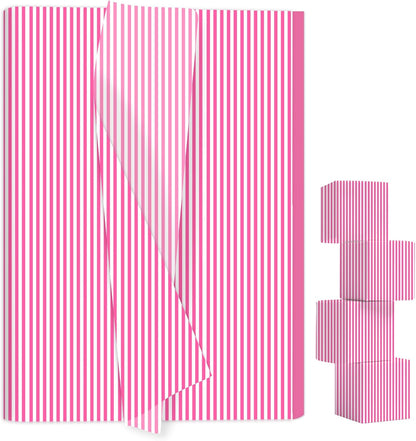 100 Sheets Yellow Striped Tissue Paper 14 x 20 Inches Yellow and White Striped Gift Wrapping Tissue Paper for Gift Bags Wedding Birthday Party Packaging Crafts
