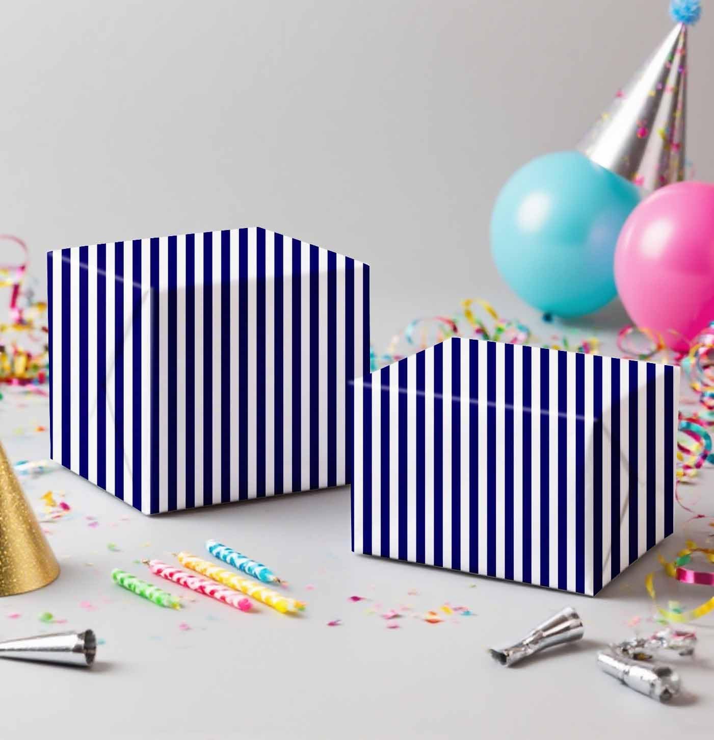 100 Sheets Yellow Striped Tissue Paper 14 x 20 Inches Yellow and White Striped Gift Wrapping Tissue Paper for Gift Bags Wedding Birthday Party Packaging Crafts