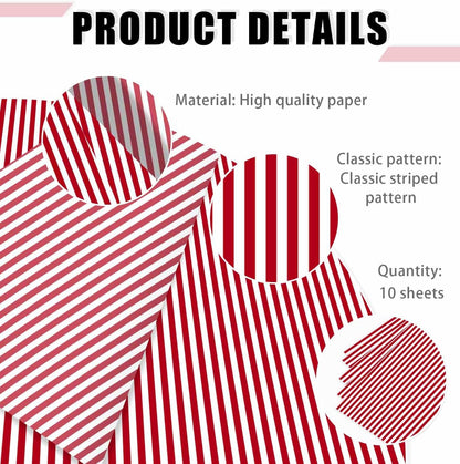 100 Sheets Yellow Striped Tissue Paper 14 x 20 Inches Yellow and White Striped Gift Wrapping Tissue Paper for Gift Bags Wedding Birthday Party Packaging Crafts