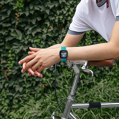 Compatible with Fitbit Sense & Versa Bands for Women, Soft Replacement Sport Strap Band for Versa 3/4 & Sense 2 Smart Watch
