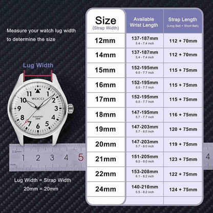 WOCCI 20mm Silicone Watch Band, Quick Release Rubber Replacement Strap with Silver Stainless Steel Buckle (Yellow)