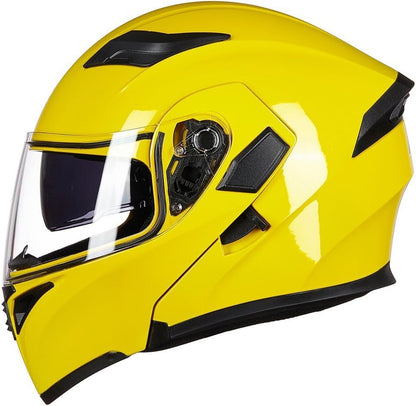 Motorcycle Dual Visor Flip up Modular Full Face Helmet DOT Model 902/902L