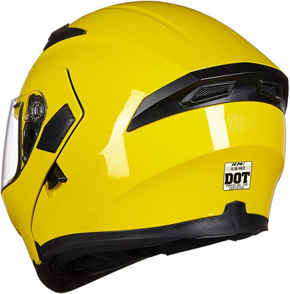 Motorcycle Dual Visor Flip up Modular Full Face Helmet DOT Model 902/902L