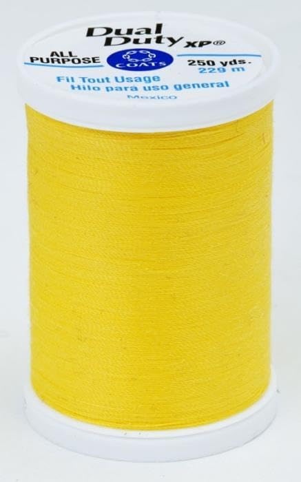Coats&C S910 - Dual Dual Duty XP | All Purpose Thread (7250 - Sun Yellow)