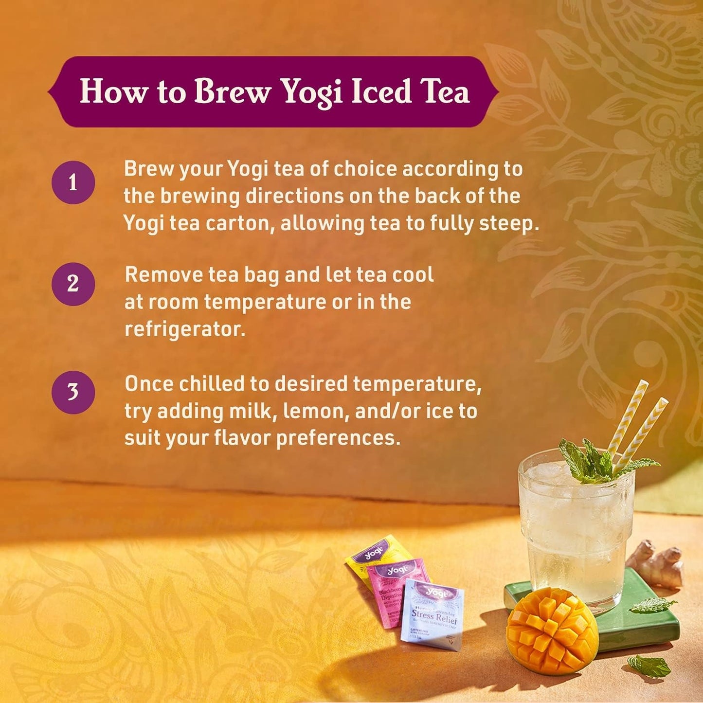 Tea Lemon Ginger - 16 Bags per Pack (4 Packs) - Organic Ginger Root Tea to Support Healthy Digestion - Includes Lemongrass, Lemon Flavor, Licorice Root, Lemon Peel & More