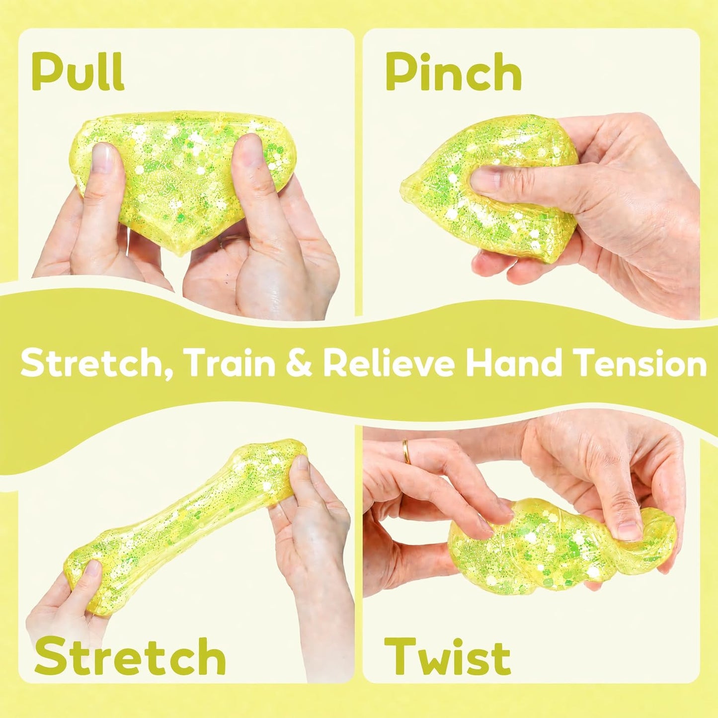 1Pcs Cheese Sugar Squishy Stress Ball, Yellow Cheese Stress Ball for Adults | Sensory Slow Rising Food Squishies Stress Ball Cheese Squishy for Party Favors Easter Basket Stuffers