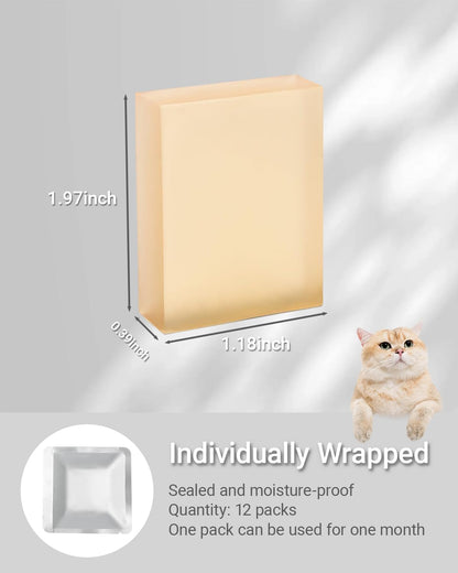 12 Packs Cat Litter Deodorizer Compatible with Meowant/Thereye/CATLINK Self-Cleaning Cat Litter Box, Pet Deodorizer Odor Eliminator, Cat Litter Odor Control,Suitable for MW-SC01/SC02/SC03/ SC09