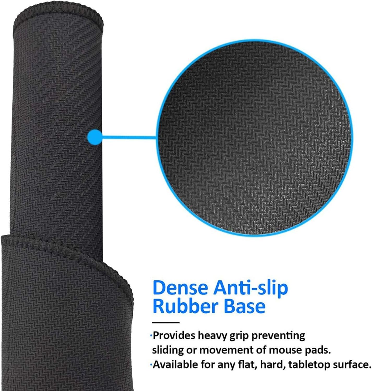 Green Lemon Round Mouse Pad Non-Slip Rubber Base for Computer Laptop Desk Accessories 8 X 8 Inch