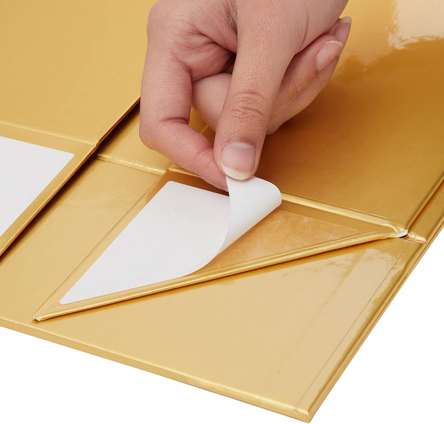 Magnetic Gold Gift Boxes with Lids - 9.5 x 7 x 4 In, Jewelry Gift Box 6 Pack, Gold - Magnetic Closure & Cardboard Construction