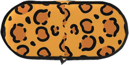 Yellow Leopard Print Pet Carrier for Small Dogs Cats Portable Soft-Sided Pet Carrier Purse Foldable Small Dog Tote Bag for Travel Shopping