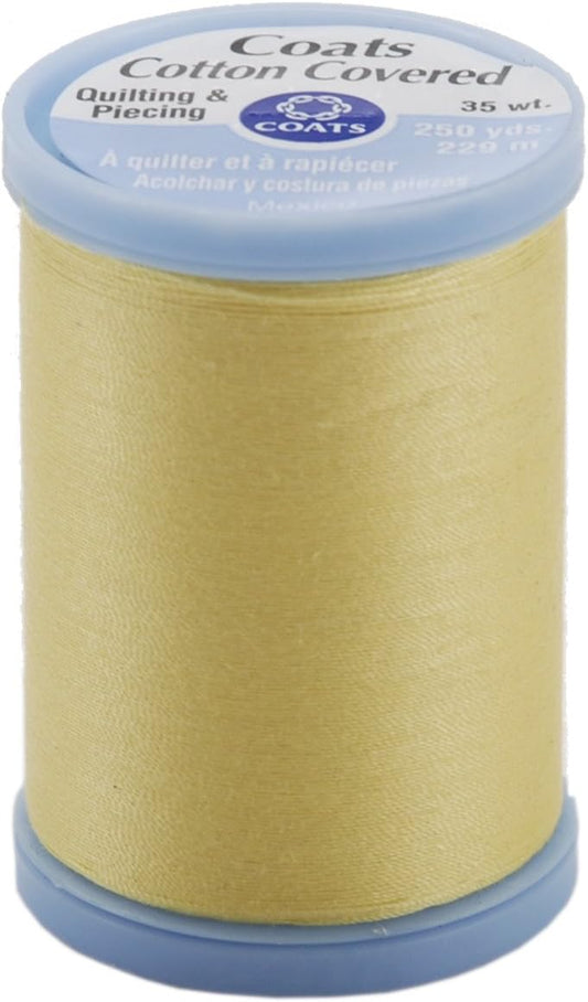 Coats & Clark Cotton Covered Quilting & Piecing Spool of Thread 250 Yds: Yellow