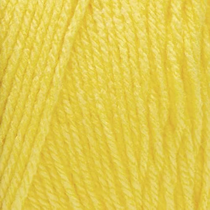 Super Saver Jumbo Yarn for Crocheting, Bright Yellow, 2-Pack