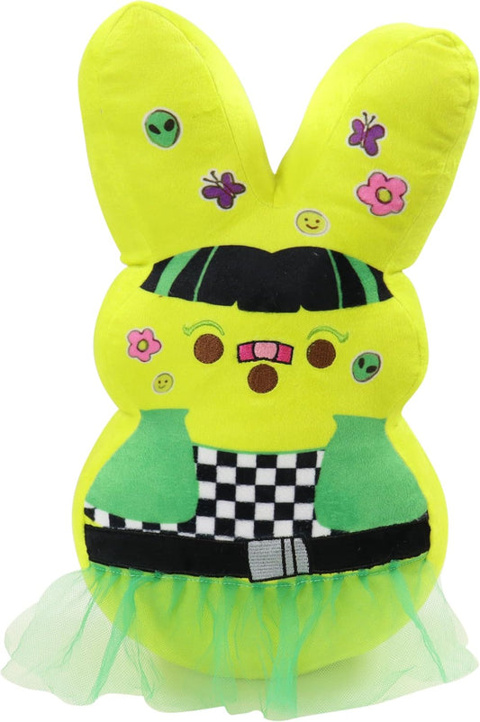 15" Yellow Emo Shaggy Bunny Peeps Plush | Easter Basket Stuffed Animals for Kids | Marshmallow Candy | Huggable Ultra Soft Plushie Stuffers Buddy Toy | Collectable Gifts | Aged 3+