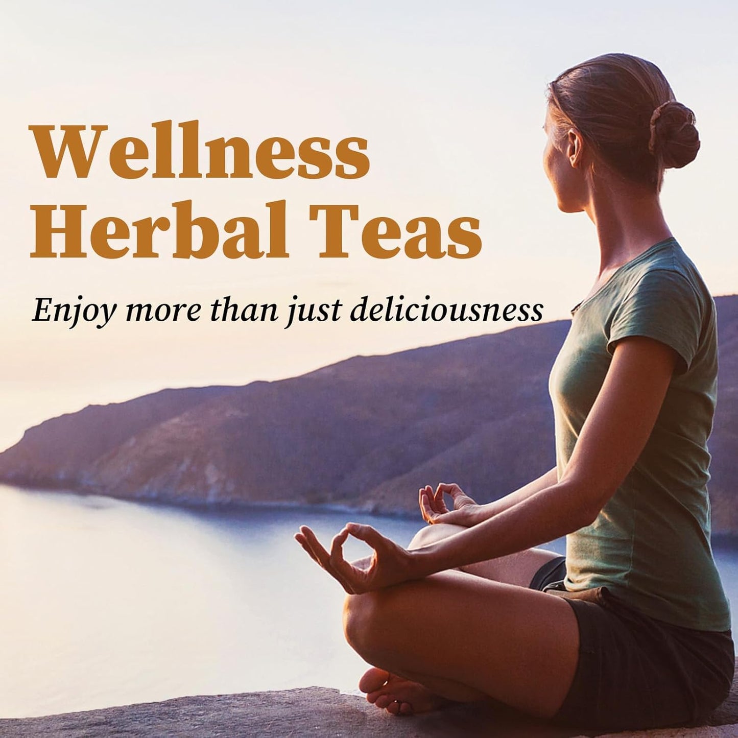 Lemon Ginger Tea Bags, 50 Teabags - Pleasantly Spicy & Warming - Non-GMO - Caffeine-free - Support Healthy Digestion & Boost Immunity