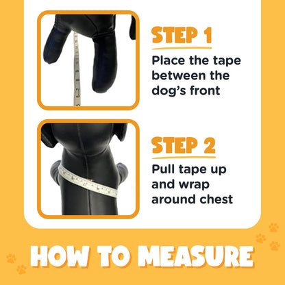 Yellow Step-in Dog Harness for Extra Small Sized Pets – Updated Sizing, Re-Measuring is Essential – Soft Vest Harness – Anti-Choke with Adjustable Strap & Heavy Duty Clip – XS