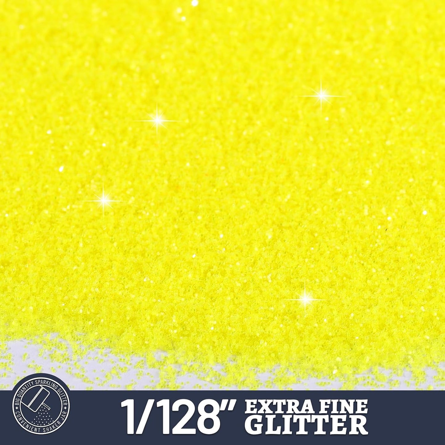 Yellow Glitter, 150g/5.29oz Yellow Fine Glitter, Craft Glitter for Resin, Crafts, Tumbler, Nail Body, DIY Party Decorations