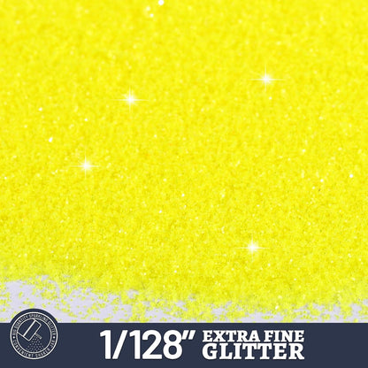 Yellow Glitter, 150g/5.29oz Yellow Fine Glitter, Craft Glitter for Resin, Crafts, Tumbler, Nail Body, DIY Party Decorations