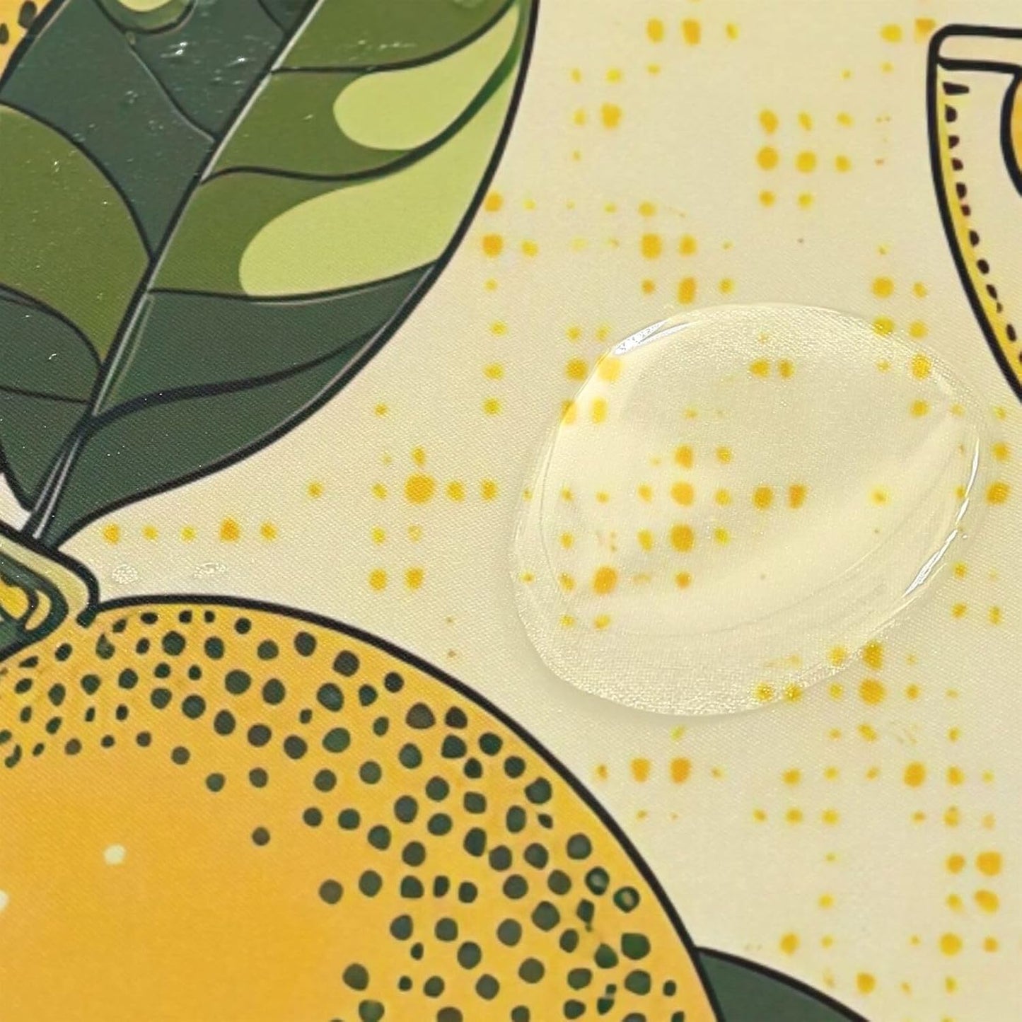 Shower Curtain Yellow Lemons Bathroom Decor Waterproof Fabric with Hooks 60x72 Inch