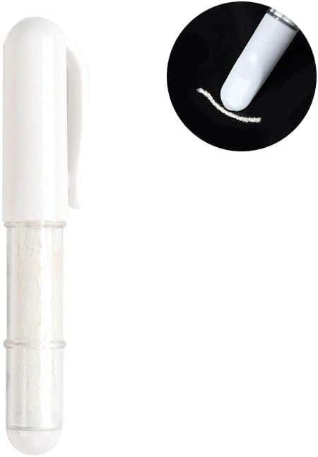 Sewing Marking Pens Set Pen and Solid Marking Powder (2 sewing pencils and 1 solid white marker, 1 white and 1 yellow)