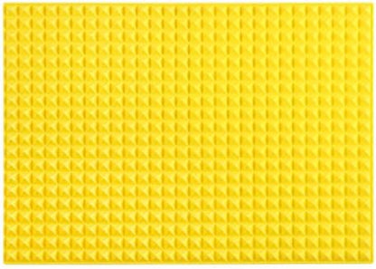 Silicone Dish and Cup Drying Mat - Extra Large Trivet for Hot Dishes, Large Size Hot Pots and Pads Coming Directly Out from the Stove or Oven,Drain Board,16" x 11.5",Yellow