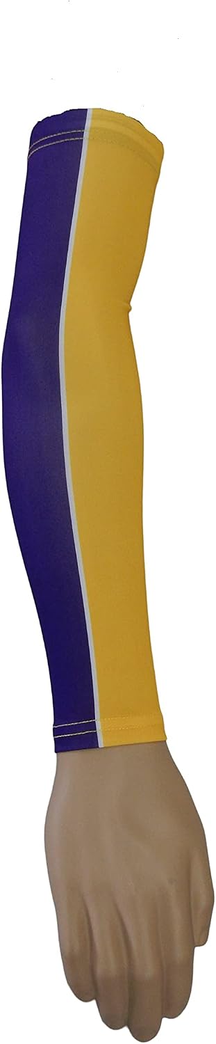 Youth & Adult Sizes 2 Tone Player Compression Arm Sleeve (1 Sleeve) (Over 20 Colors Available In Our Store)