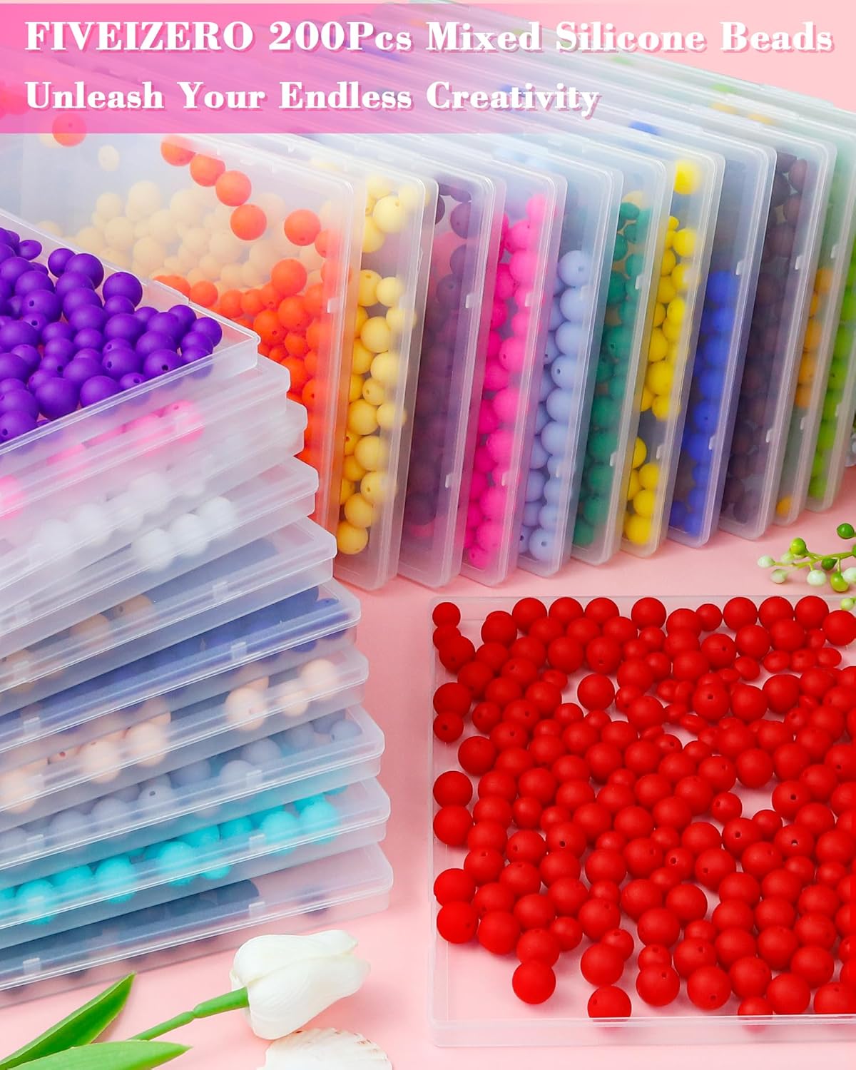 200Pcs Mixed Silicone Beads, 12mm, 15mm for Keychain & DIY Crafts | Mustard Yellow, Round & Lentil Silicone Beads, Seamless Finish, Easy to String, Resistant to Wear, Ideal for Daily Use