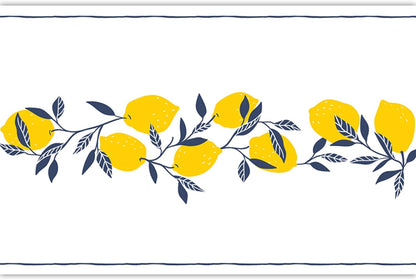 Disposable Paper Table-Runner Dinner Party Table Cover Roll, 25' x 18", Lemon