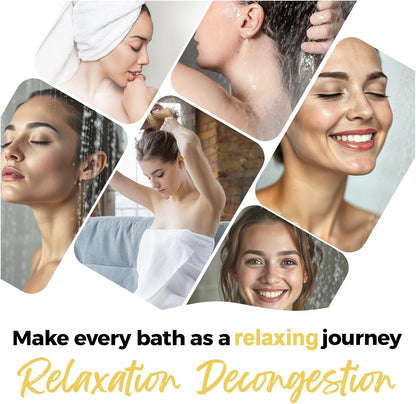 Lemon Shower Steamers 8 Pack, Home Spa Self Care | Clean citrus aromatherapy with natural essential oils, shower gift for women, men, wife & husband.