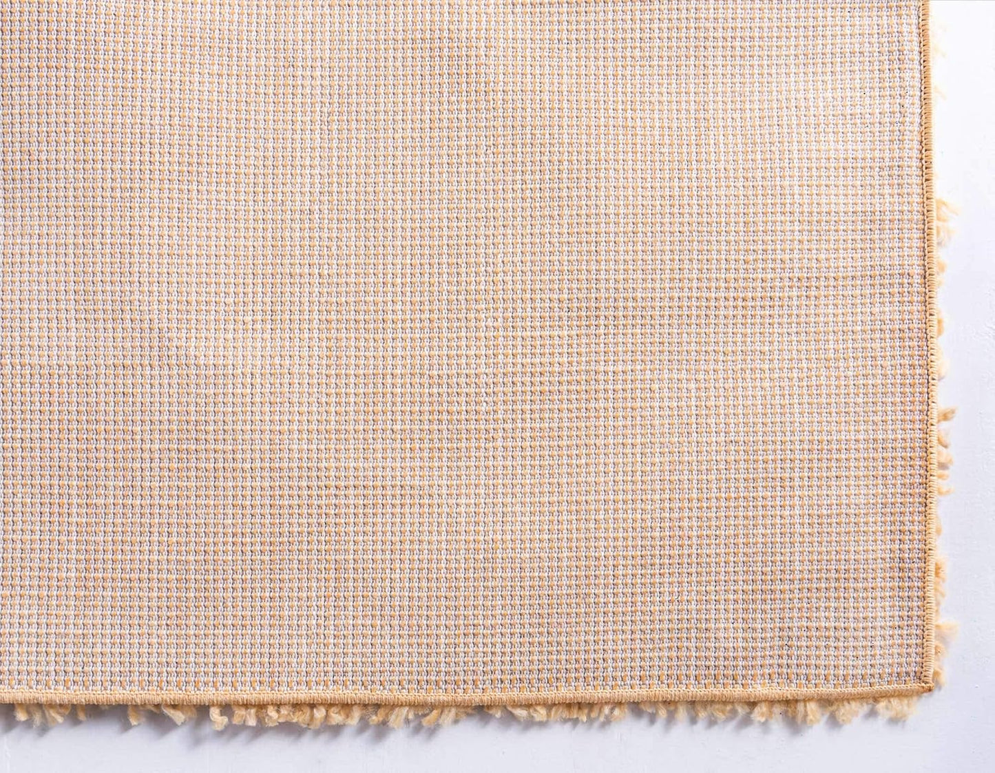 Davos Shag Collection Area Rug - Solid (5' 3" x 8' Rectangle, Sun Yellow)