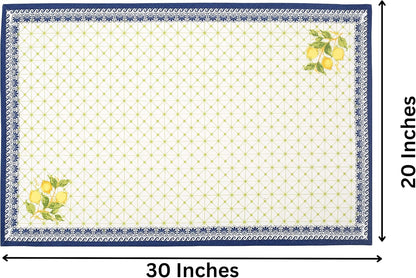 Kitchen Towels, 100% Natural Cotton, Set of 6 Multi-Purpose Kitchen Cloth Very Soft Highly Absorbent Tea Towels for Home and Kitchen 20in X 30in Lemon Leaf