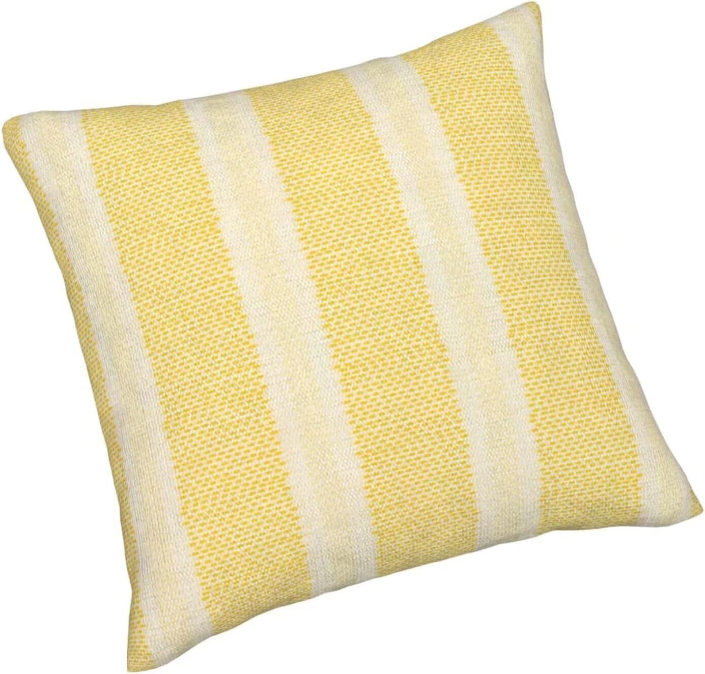 Yellow Polka Dot Pillow Covers 18 x 18 Inch Set of 2 Boho Striped Decorative Outdoor Throw Pillow Covers Linen Modern Geometry Cushion Cases for Home Sofa Couch Living Room Decor