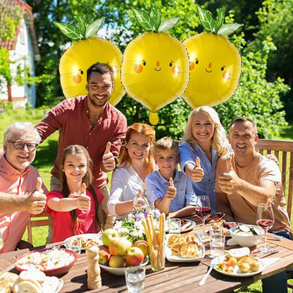 Lemon Balloons Summer Balloon Fruit Foil Balloons for Fruit Lemon Themed Birthday Party Balloons Arch Decor Summer Vacation Beach Pool Party Decorations Supplies Party Set-3 PCS