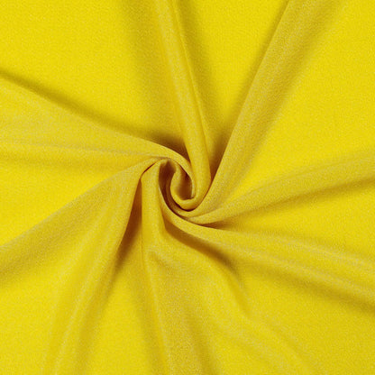 Pack of 1 Panel (30 Inch X 20 Feet) Wedding Arch Draping Fabric Sheer Chiffon Fabric Drapery for Wedding Ceremony Reception Swag Backdrop Canopy Chuppah ARBO Altars Decoration (Yellow)