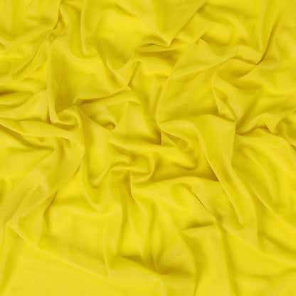 Pack of 1 Panel (30 Inch X 20 Feet) Wedding Arch Draping Fabric Sheer Chiffon Fabric Drapery for Wedding Ceremony Reception Swag Backdrop Canopy Chuppah ARBO Altars Decoration (Yellow)