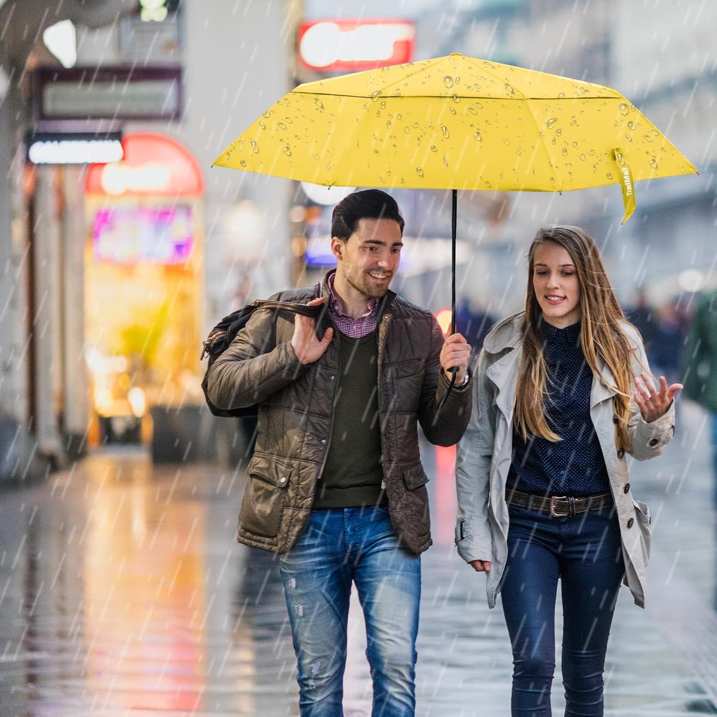 Travel Umbrella 42/45 Inches Double Vented Canopy