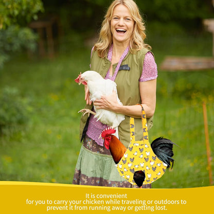 Chicken Holder Bag Chicken Medic Bag Chicken Carrier with Handle Chicken Supplies Catching Hand Bag for Hen Rooster Poultry Chicken Transport (Yellow Mix Color(1 Pack))