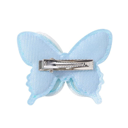 Butterfly Hair Clips: Kids Clips (Yellow, 2 Pack of 5 Count) for Birthday, Christmas, Children's Day Gift