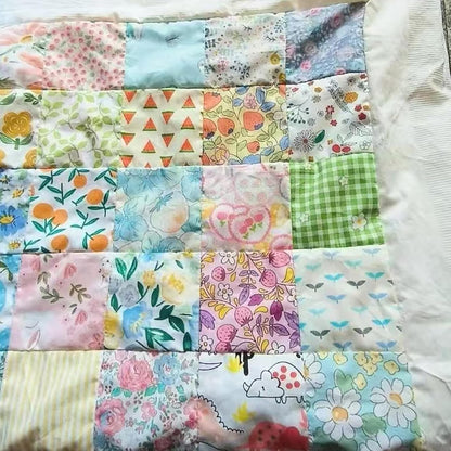 7PCS 9.8" x 9.8"(25 * 25CM) Quilting Fat Quarters Fabric Bundles, for Sewing Crafting,Print Floral Striped Polka Dot 100% Cotton Gingham Fabric (Yellow, 25 * 25cm)