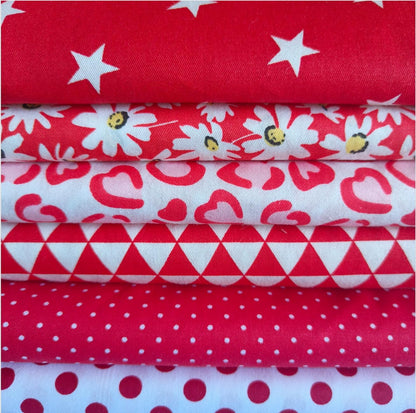 7PCS 9.8" x 9.8"(25 * 25CM) Quilting Fat Quarters Fabric Bundles, for Sewing Crafting,Print Floral Striped Polka Dot 100% Cotton Gingham Fabric (Yellow, 25 * 25cm)