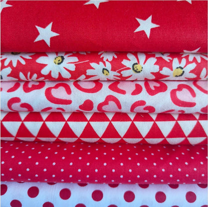 7PCS 9.8" x 9.8"(25 * 25CM) Quilting Fat Quarters Fabric Bundles, for Sewing Crafting,Print Floral Striped Polka Dot 100% Cotton Gingham Fabric (Yellow, 25 * 25cm)