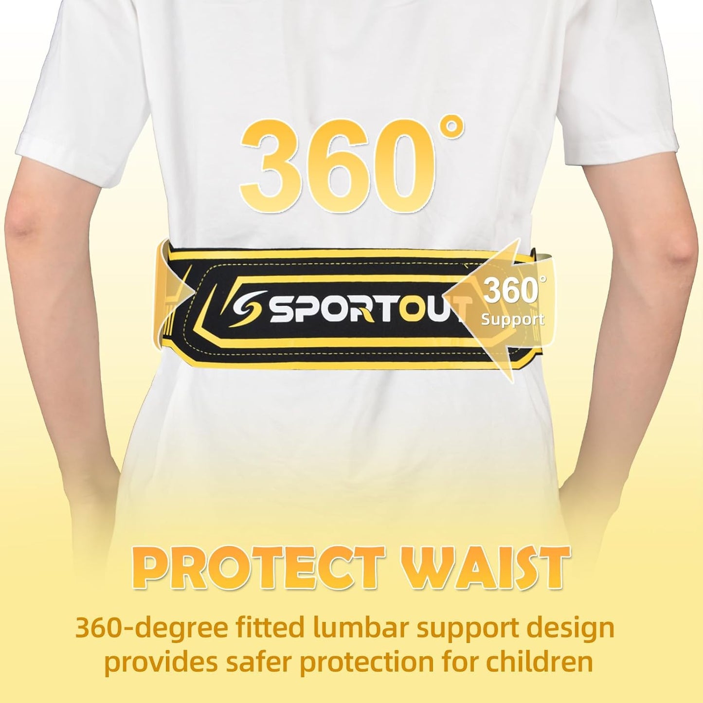Volleyball/Soccer Training Equipment, Solo Trainer, Adjustable Waist Belt for Kids & Adults